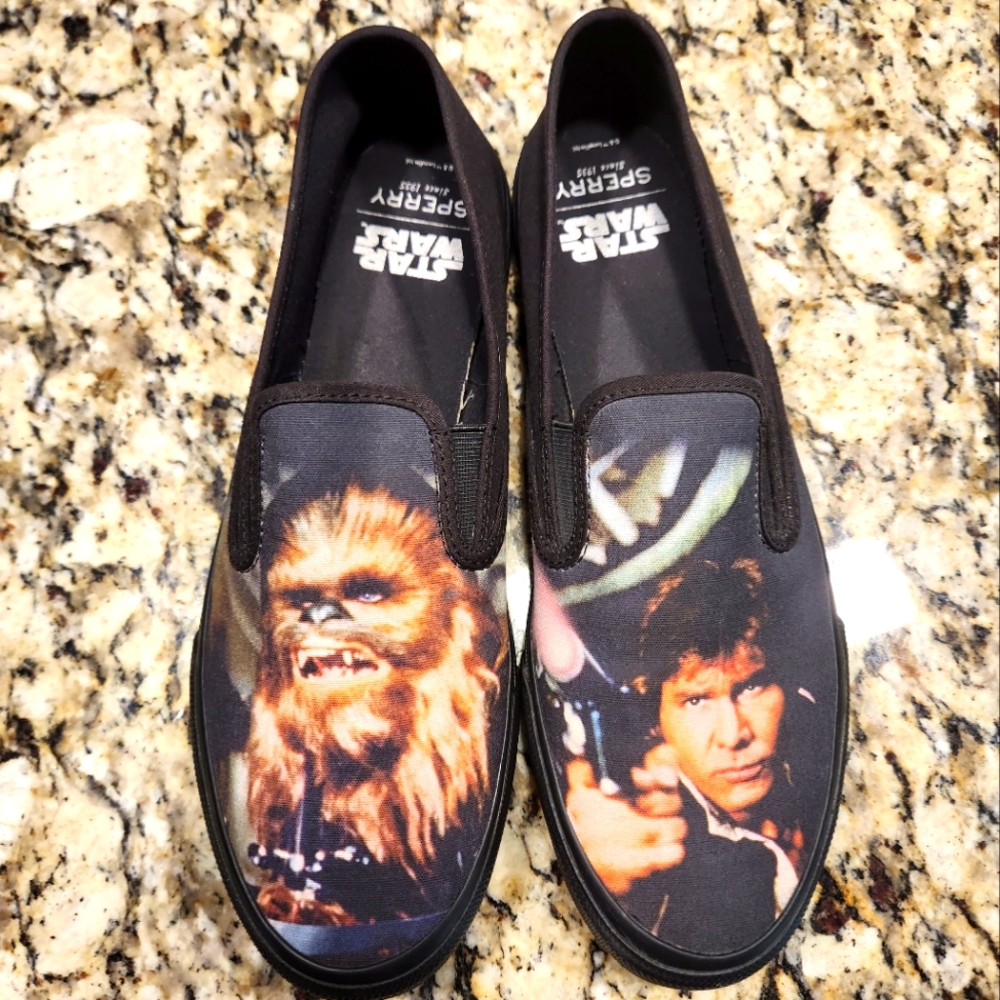 Sperry Star Wars slip ons mens size 12